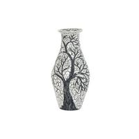 jarron cristal terracota 29x29x60 arbol blanco