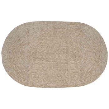 Alfombras De Área Blanco 205 X 305 Cm Yute Vidaxl