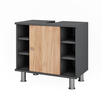 Mueble Bajo Lavabo Fynn 60 X 54 Cm Con 6 Estantes Vicco