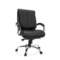 silla de oficina  sillon ejecutivo xxl h 100 tejido negro hjh office