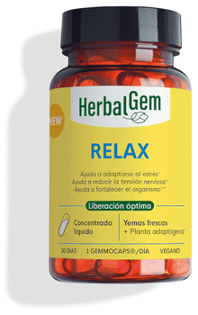 HerbalGem Relax Tensión Nerviosa 30 Cápsulas Veganas