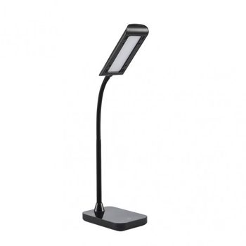 Flexo oliver 5w 6000k negro 375lm 43x10x25 cm regulable 3 intensidades, flexible, orientable y tactil