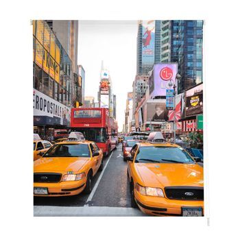 Estoralis - Estor Enrollable Translucido | Estampado Urban | 130 X 180 Cm (ancho/alto) Tamaño Tela 127 X 175 Cm | U-502 Unico