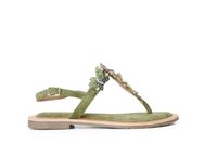 sandalias chanclas con accesorio joya green 36