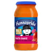 homepride pasta bake creamy tomato  bacon
