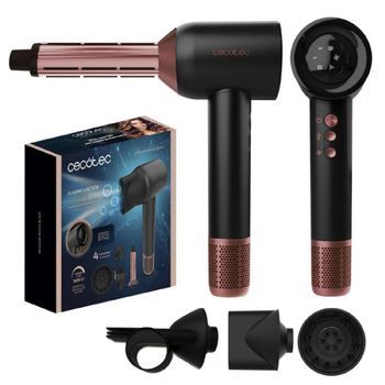 Secador De Pelo Con Tecnología De Plasma Dryglam Waves Black. 1600w, 110000 Rpm, Motor Brushless