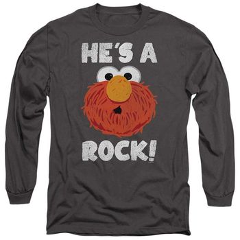 Sesame Street Camiseta manga larga He's A Rock para mujer
