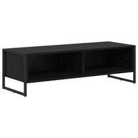 mueble de tv  mueble de salon  gabinete de tv roble negro 100 x 365 x 305 cm