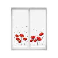 pack x 2 estores enrollables translucidos easyfix sin herramientas - estores tamano 60x150 - estor modelo amapola - estor sin taladrar  blindecor