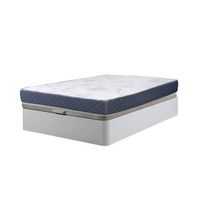 cama canape abatible blanco 135x190 cm  colchon viscoelastico de 23 cm
