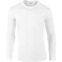 gildan camiseta manga larga softstyle para mujer