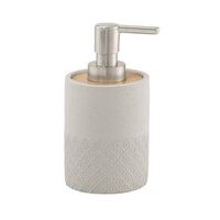 dispensador de jabon de cemento gris anemona de 130 ml