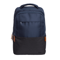 mochila trust lisboa color azul para portatiles hasta 16 3 compartimientos 23l