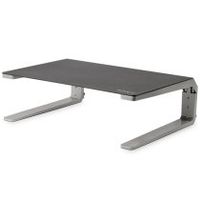 startechcom base para monitor - para pantalla hasta 32 10kg - riser de acero y aluminio - soporte de altura ajustable