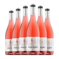 oriol rossell vino rosado xino-xano rosat penedes joven 75 cl 12 vol pack de 6 unidades