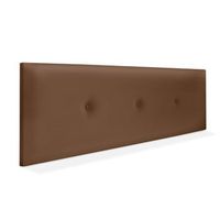 cabecero de polipiel liso con botones 150x50cm camas 150 - arcilla
