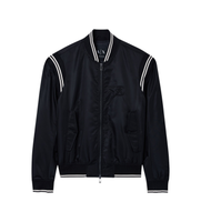 ax armani exchange para hombre xm002017af19828uc001 chaqueta bomber de saten negro s casual poliester