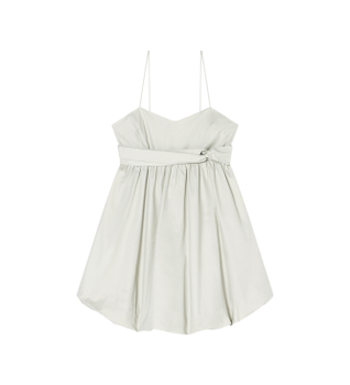 A|X Armani Exchange para mujer. XW001968AF18862U6275 Vestido Diseño beige (XXS), Casual, Algodón, Sin mangas / Tirantes