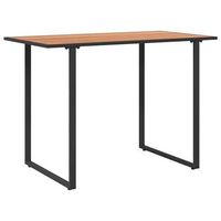 mesa de jardin  mesa de exterior marron 100 x 55 x 70 cm madera
