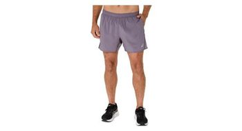 Pantalones cortos asics core run 5in violeta para hombre