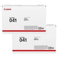 canon 041 0452c002 black original toners twin pack 2 pack