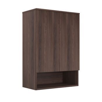 Armario De Baño  - 70 X 36 X 100 Cm - Nogal Oscuro