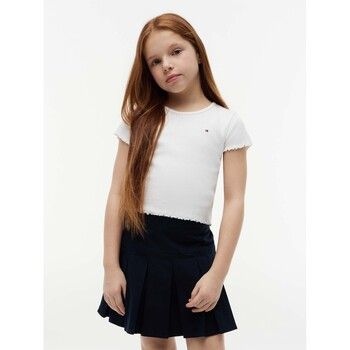 Tommy Hilfiger Tops y Camisetas Essential Rib Top Ss para niño