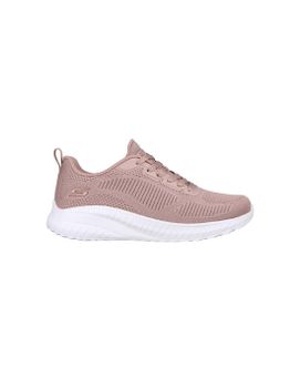 Zapatillas Skechers Bobs Squad Chaos - F Mujer Blush Engineered Knit