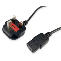 cable de alimentacion equip 112300 2m bs1363 a c13 negro 250v 10a pvc