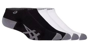 Calcetines  strong asics light run  2 pares  negro blanco  strong