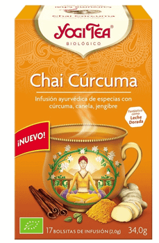 Yogi Tea Infusión Chai Cúrcuma 17 Bolsitas