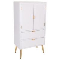 armario de madera blanco 62x365x118