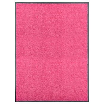 Felpudo Lavable Rosa 90x120 Cm Vidaxl