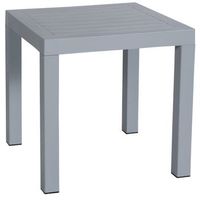 mesa auxiliar ocean plastico gris 45x45x45 cm clp