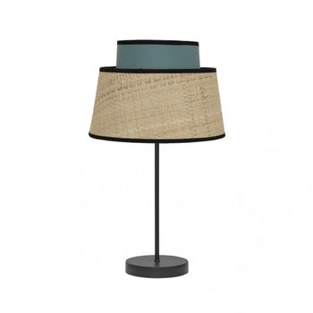 FABRILAMP Sobremesa modelo JIA con detalle turquesa