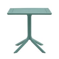 mesa de jardin italia verde polipropileno eme mobiliario