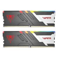 memoria ram patriot viper venom rgb 64gb 2x32gb ddr5 6000mhz cl36 negro blanco