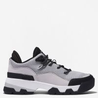 timberland womens euro swift fl low nubuck trainers - light grey - uk 5