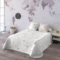 haciendo el indio - colcha bouti estampado - gramaje 70 gramos - cama 135150 - flower chaos
