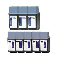 compatible multipack hp deskjet 725 printer ink cartridges 8 pack -51629a
