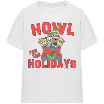 Dessins Animés Tops y Camisetas Howl For The Christmas Holidays para mujer