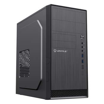 Netway PC Intel Core i3-14100 8 GB DDR4 512 GB SSD FreeDOS Micro Torre Negro
