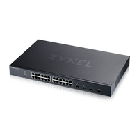 zyxel xgs1935-28 28 port smart managed switch 24x gigabit copper and 4x 10g sfp hybrid mode standalone or nebulafle