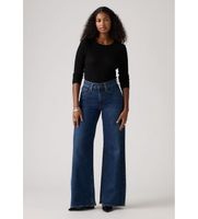 levis para mujer 0039b-0004 jeans 728 wide leg azul 2930 casual algodon denim