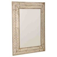 espejo de metal dorado 63x45x83