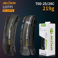 neumaticos plegables para bicicleta de carretera jiluer 700x28c neumaticos de carrera ultraligeros baja resistencia al rodamiento 120tpi para velocidad y rendimiento