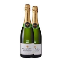 veuve ambal bio brut cremant 75 cl 12 vol pack de 2 unidades