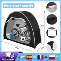 carpa impermeable para bicicletas para 2 bicicletas refugio de almacenamiento para bicicletas al aire libre proteccion uv cubierta plegable portatil para bicicletas de jardin