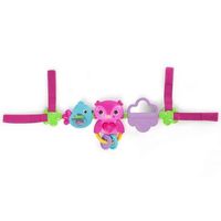 barra de juguetes musical busy birdies rosa k52159 bright starts