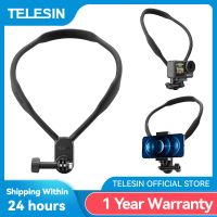 telesin soporte de cuello soporte de pecho para gopro hero 13 12 11 10 9 8 7 insta360 dji osmo accion accesorios de camara de accion de silicona